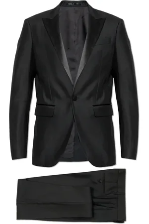 Dsquared2 Heren, Pakken, Zwart, Maat: L Wol