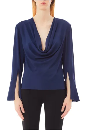 Liu Jo Dames, Blouses & Shirts, Blauw, Maat: XS