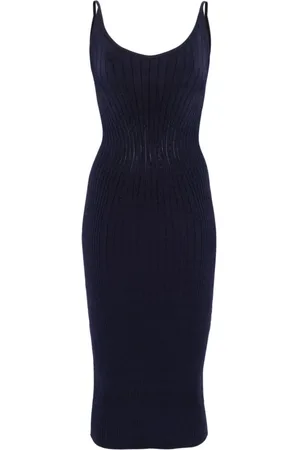MUGLER Dames, Jurken, Blauw, Maat: L