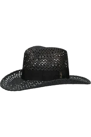 Borsalino Heren, Accessoires, Zwart, Maat: 55 CM Leer