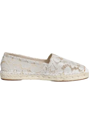 Dolce & Gabbana Dames, Schoenen, Wit, Maat: 37 EU Katoen