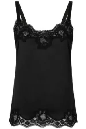 Dolce & Gabbana Dames, Tops, Zwart, Maat: M