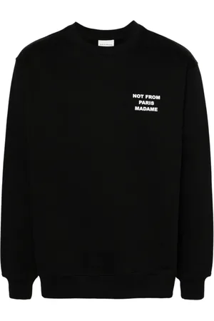 Drôle de Monsieur Heren, Sweatshirts & Hoodies, Zwart, Maat: XL Katoen