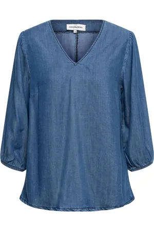 &Co Woman Dames, Blouses & Shirts, Blauw, Maat: XS