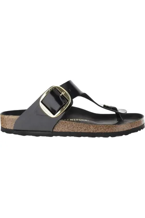 Birkenstock Dames, Schoenen, Zwart, Maat: 38 EU Leer