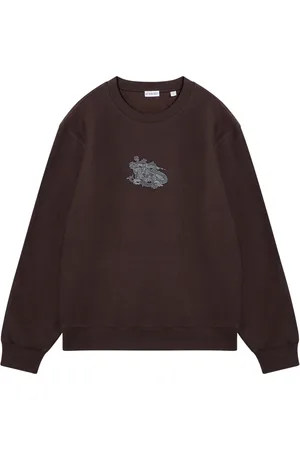 Burberry Heren, Sweatshirts & Hoodies, Bruin, Maat: XL Katoen