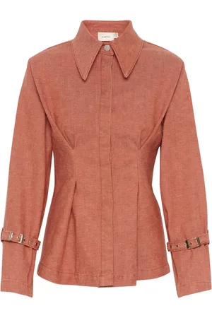 Gestuz Dames, Jassen, Roze, Maat: L Denim