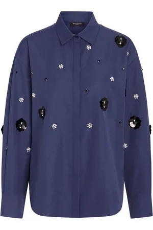 Bruuns Bazaar Dames, Blouses & Shirts, Blauw, Maat: M
