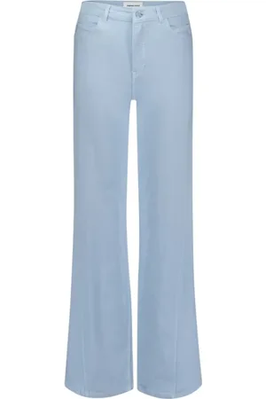 Fabienne Chapot Dames, Jeans, Blauw, Maat: W31 L32 Katoen