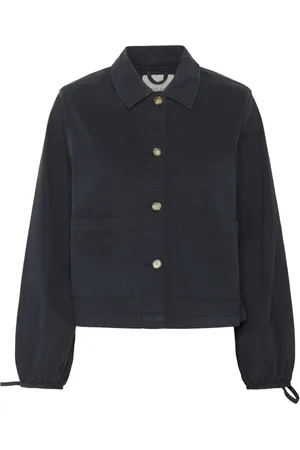Cream Dames, Jassen, Zwart, Maat: 3XL Denim