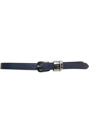 Orciani Dames, Accessoires, Blauw, Maat: 90 CM Leer