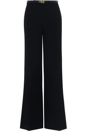 Elisabetta Franchi Dames, Broeken, Zwart, Maat: XL Poliester