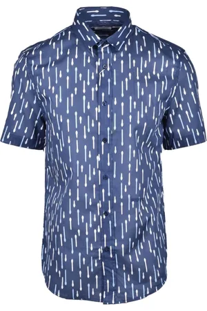 Bikkembergs Heren, Overhemden, Blauw, Maat: 2XL Katoen