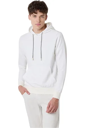 ELEVENTY Heren, Sweatshirts & Hoodies, Wit, Maat: XS Katoen