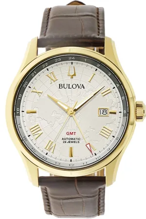 BULOVA Unisex, Accessoires, Bruin, Maat: ONE Size Leer