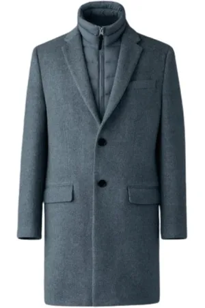 Mackage Heren, Mantels, Grijs, Maat: XS Wol