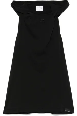 Courrèges Dames, Tops, Zwart, Maat: M Katoen