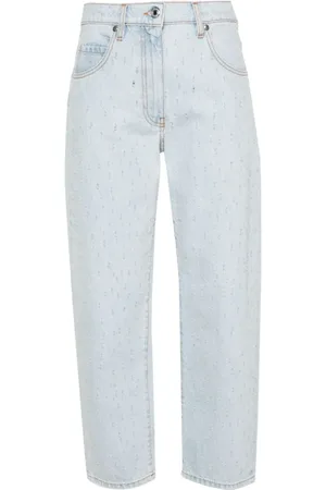Msgm Dames, Jeans, Blauw, Maat: 3XS Katoen