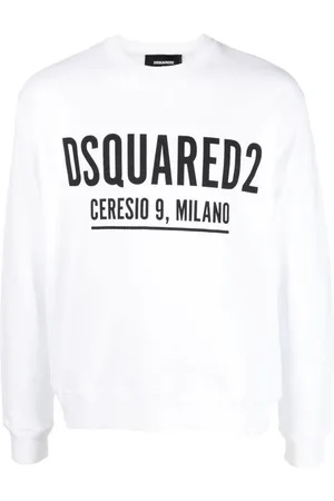Dsquared2 Heren, Sweatshirts & Hoodies, Wit, Maat: XL