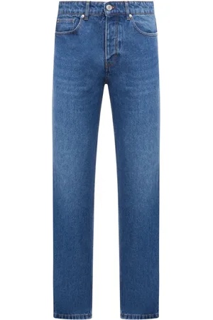 Ami Heren, Jeans, Blauw, Maat: W31 Katoen