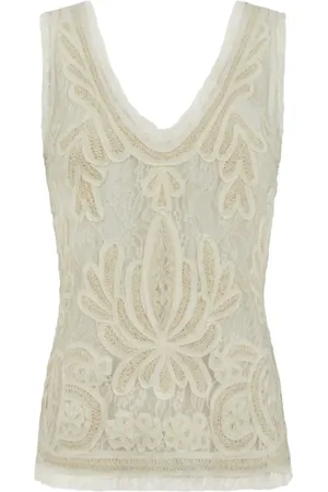 P.A.R.O.S.H. Dames, Tops, Wit, Maat: M