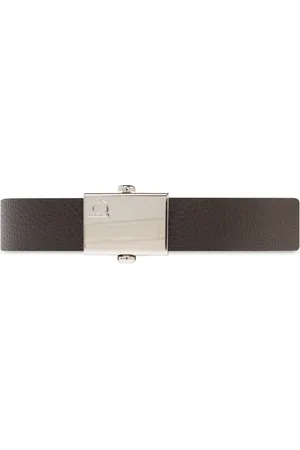 Salvatore Ferragamo Heren, Accessoires, Bruin, Maat: 90 CM Zijde
