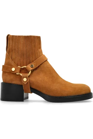 Chloé Dames, Schoenen, Bruin, Maat: 35 EU Suède