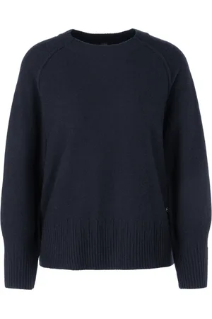Marc Cain Dames, Truien, Blauw, Maat: L Wol