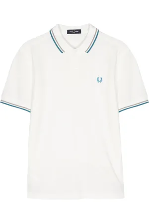Fred Perry Heren, Tops, Wit, Maat: XL Katoen