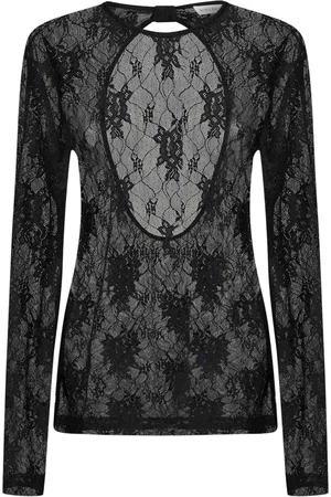 Nina Ricci Dames, Tops, Zwart, Maat: XS Polyamide