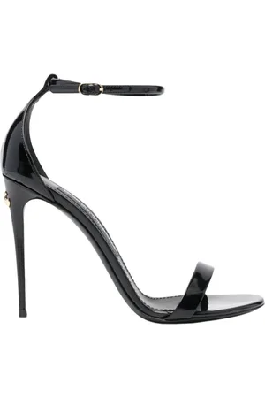 Dolce & Gabbana Dames, Schoenen, Zwart, Maat: 35 EU Leer