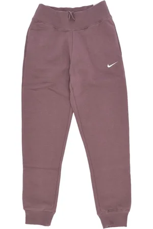 Nike Dames, Broeken, Paars, Maat: L Fleece