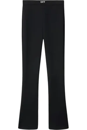 OFF-WHITE Dames, Broeken, Zwart, Maat: XS Polyamide