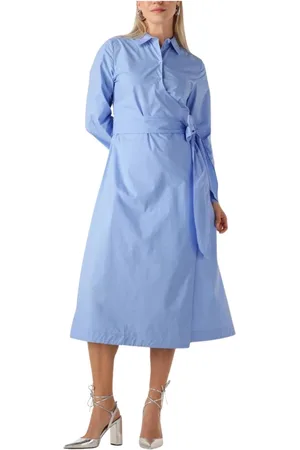 SELECTED Dames, Jurken, Blauw, Maat: XS
