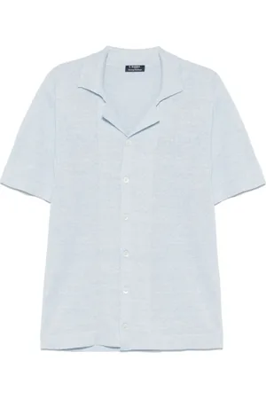 BARBA Heren, Truien, Blauw, Maat: XL