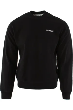OFF-WHITE Heren, Sweatshirts & Hoodies, Zwart, Maat: S Katoen