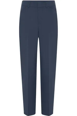 C.ro Dames, Broeken, Blauw, Maat: 2XL