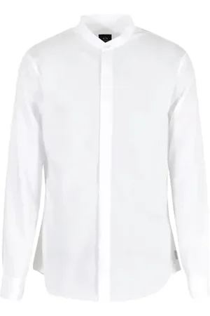 Armani Exchange Heren, Overhemden, Wit, Maat: S