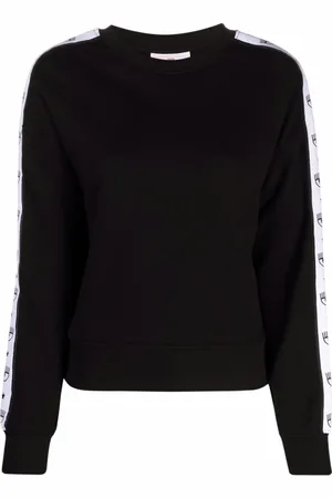 Chiara Ferragni Dames, Sweatshirts & Hoodies, Zwart, Maat: S