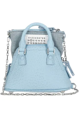 Maison Margiela Unisex, Tassen, Blauw, Maat: ONE Size Leer