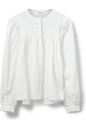 Sofie Schnoor Dames, Blouses & Shirts, Wit, Maat: S Viscose