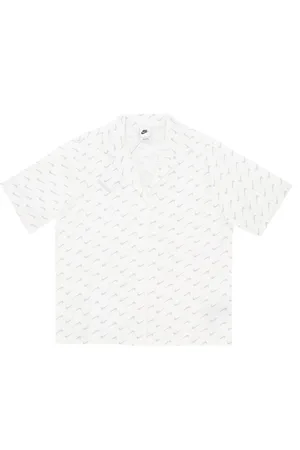 Nike Dames, Blouses & Shirts, Wit, Maat: M Katoen