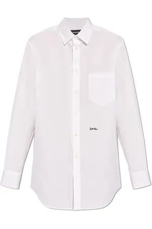 Dsquared2 Dames, Blouses & Shirts, Wit, Maat: 2XS Katoen