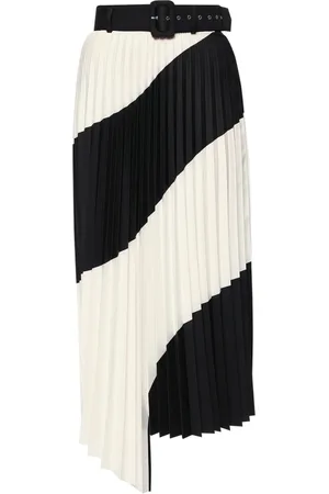 OFF-WHITE Dames, Rokken, Wit, Maat: M Poliester