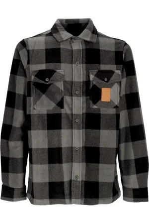 Etnies Heren, Overhemden, Zwart, Maat: XL Fleece