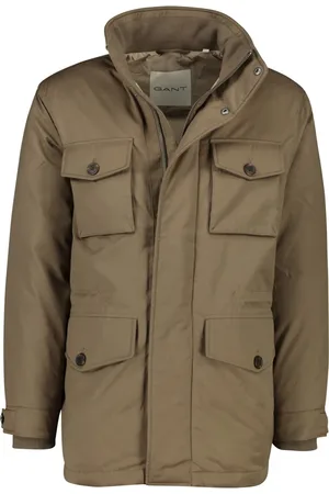 GANT Heren, Jassen, Bruin, Maat: XL Wol
