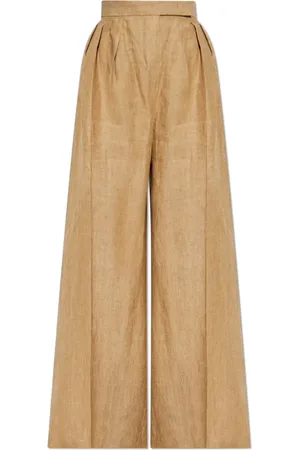 Max Mara Dames, Broeken, , Maat: 3XS Linnen