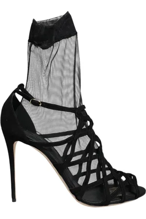 Dolce & Gabbana Dames, Schoenen, Zwart, Maat: 41 EU Leer