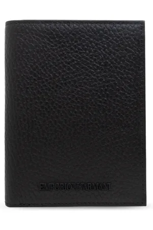 Emporio Armani Heren, Accessoires, Zwart, Maat: ONE Size Leer