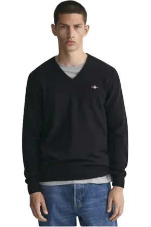GANT Heren, Sweatshirts & Hoodies, Zwart, Maat: XL Wol